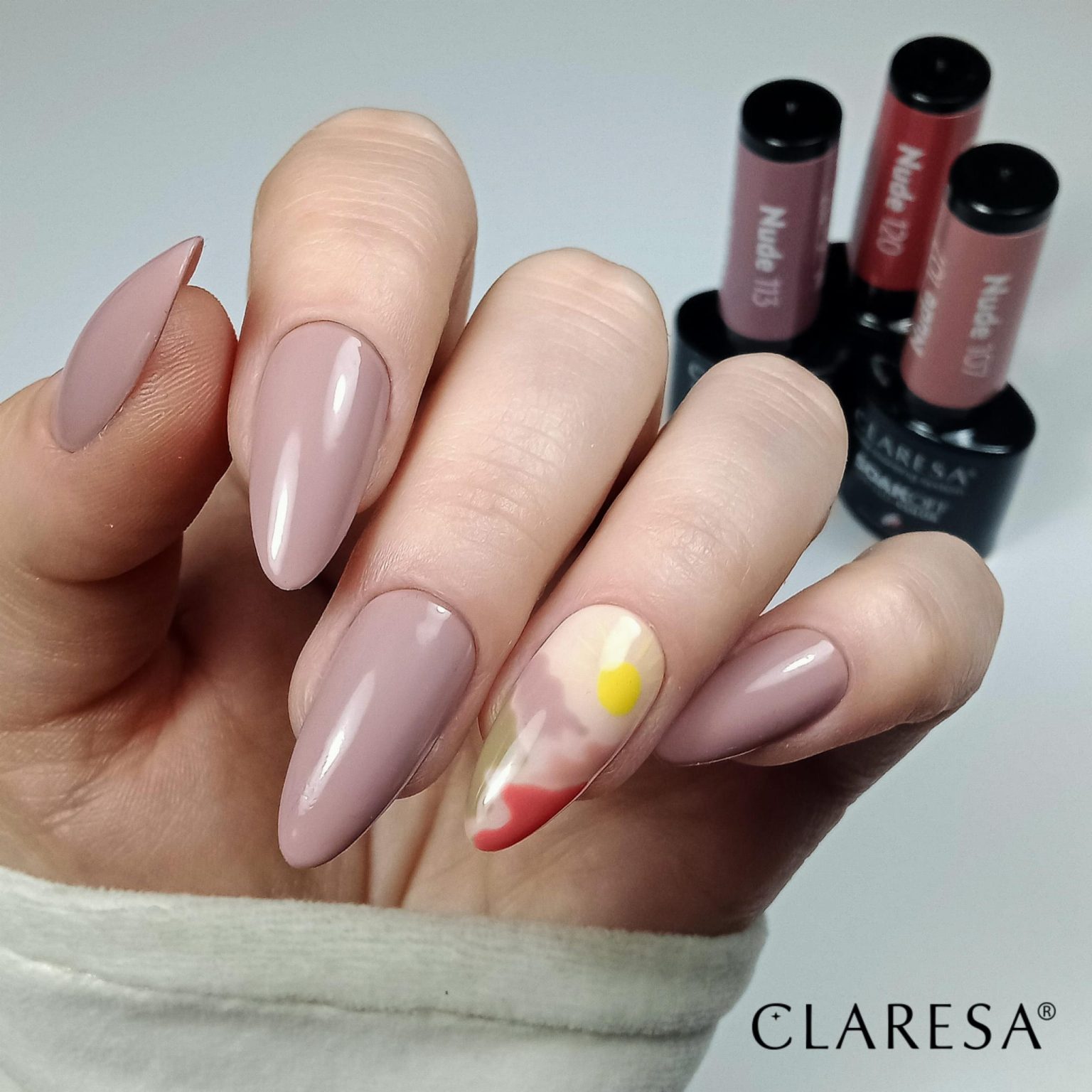 Claresa NUDE 113 Gel Polish 5 Ml CLARESA The Biggest GEL NAIL