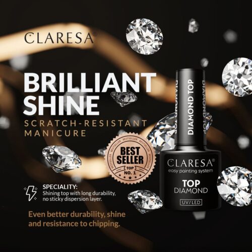 Alternative view of CLARESA DIAMOND TOP NO WIPE 5 ml