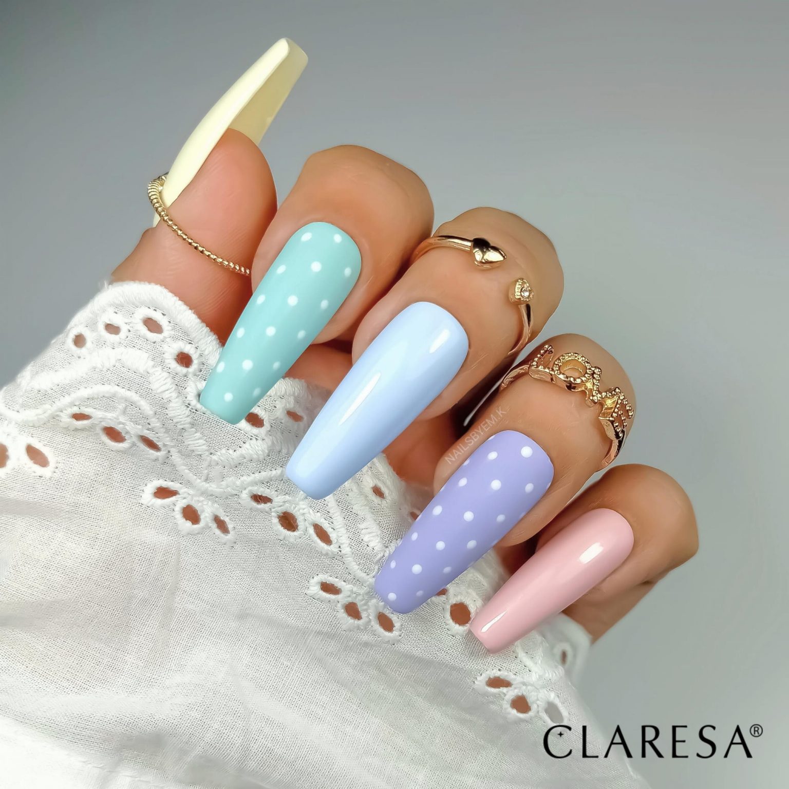 Claresa MARSHMALLOW 6 Gel Polish 5 ml CLARESA The Biggest GEL NAIL