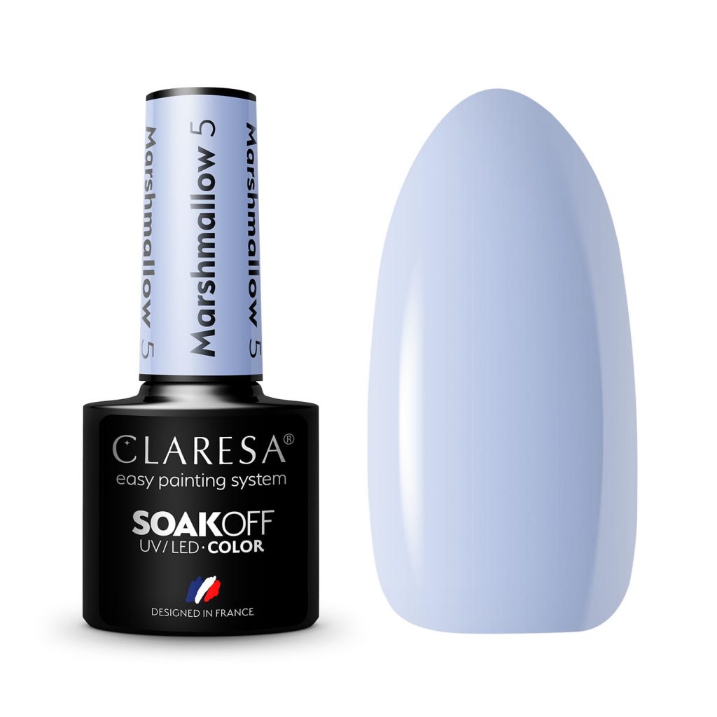 Claresa MARSHMALLOW 5 Gel Polish 5 ml CLARESA The Biggest GEL NAIL POLISH Collection!