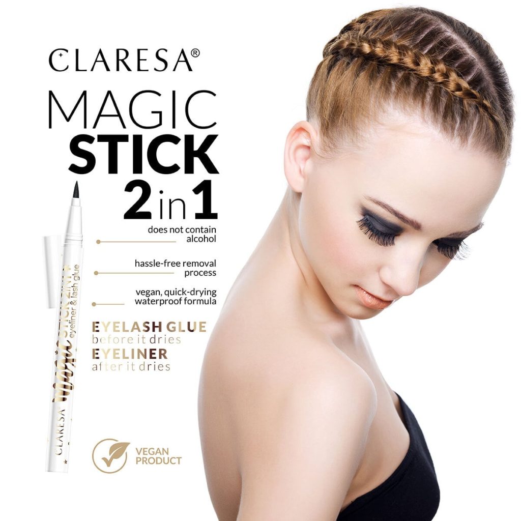 Claresa MAGIC STICK 2 in 1 Eyeliner and Eyelash Glue CLARESA The