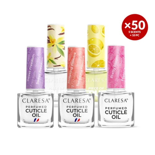 Claresa Cuticle Oil SALON PACKAGE Perfumed 50 x 5 ml