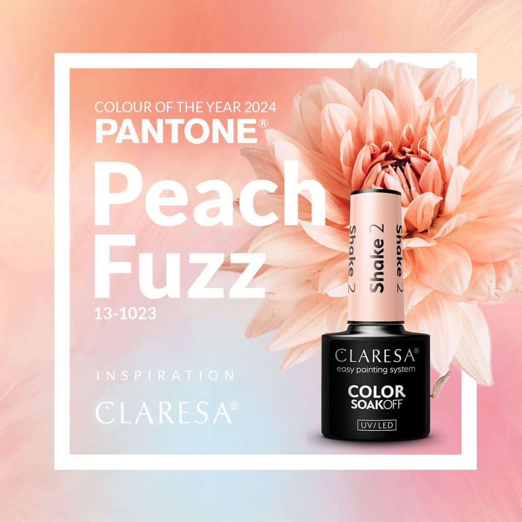 Claresa Pantone 2024 CLARESA The Biggest GEL NAIL POLISH Collection   Pantone 2024 Peach Fuzz FB Min 1024x1024 