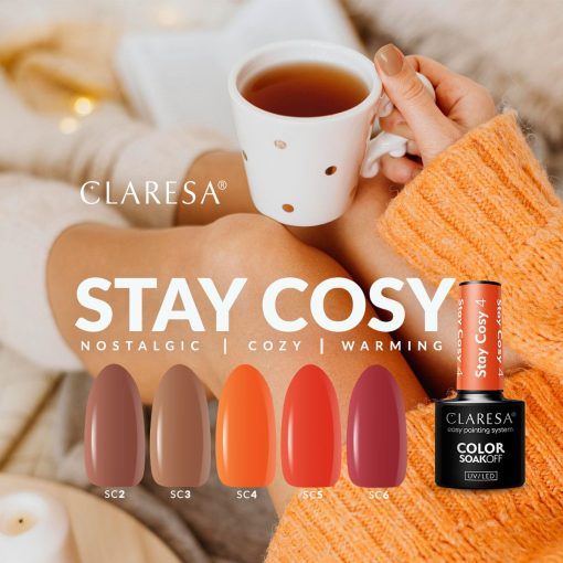 Claresa STAY COSY Gel Nail Polish Collection 5 x 5 g - Image 2