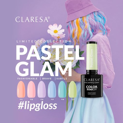 Claresa PASTEL GLAM Gel Nail Polish Collection 6 x 5 g - Image 2