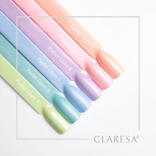 Claresa PASTEL GLAM Gel Nail Polish Collection 6 x 5 g