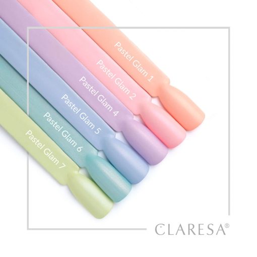 Claresa PASTEL GLAM Gel Nail Polish Collection 6 x 5 g - Image 6