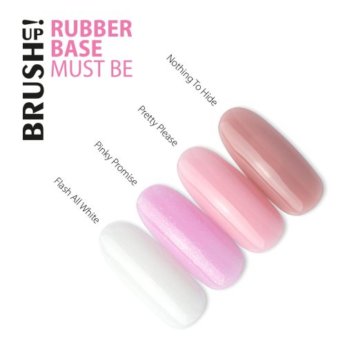 Brushup! UV RUBBER BASE Must Be:  Elastic Fantastic Pretty Please 5g - Image 2