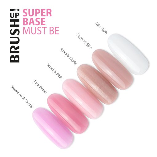 Brushup! UV SUPER BASE Must Be: My Best Friend Sparkle Pink 5g - Image 2