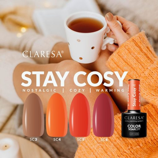 Claresa STAY COSY Gel Nail Polish Collection 4 x 5 g - Image 2