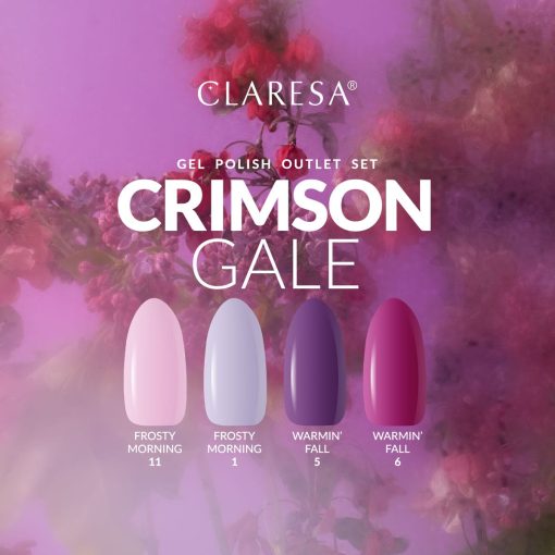 Claresa CRIMSON GALE Gel Nail Polish Set