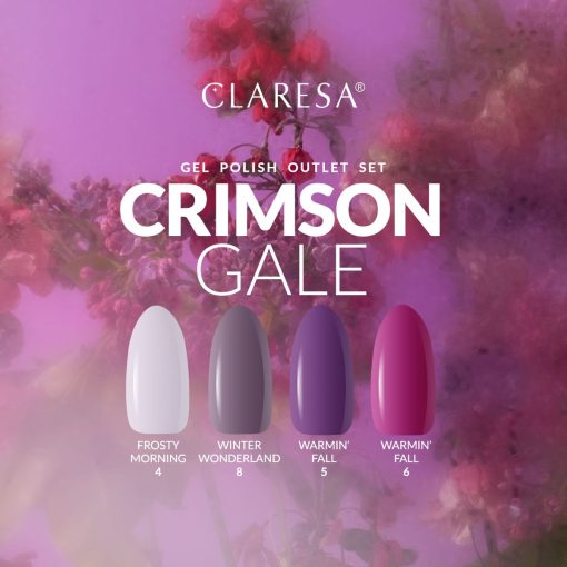 Claresa CRIMSON GALE Gel Nail Polish Set