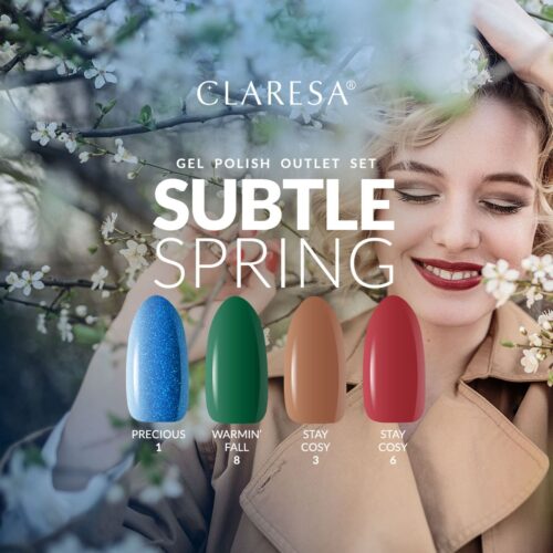 Claresa SUBTLE SPRING Gel Nail Polish Set