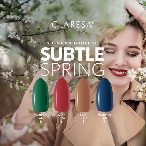 Claresa SUBTLE SPRING Gel Nail Polish Set