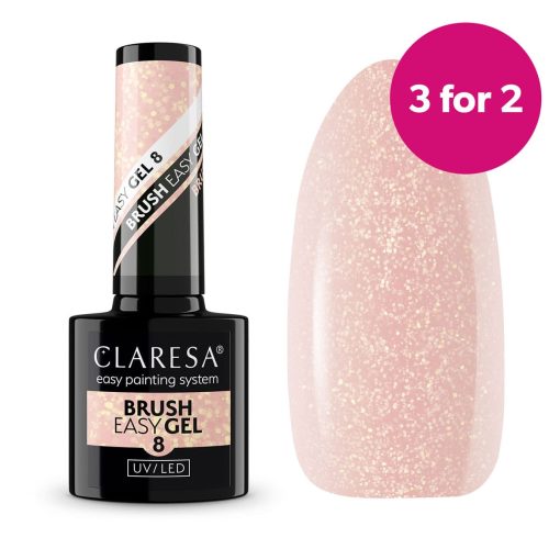 Claresa 3 for 2 BRUSH EASY GEL (Gel in a Bottle) #08