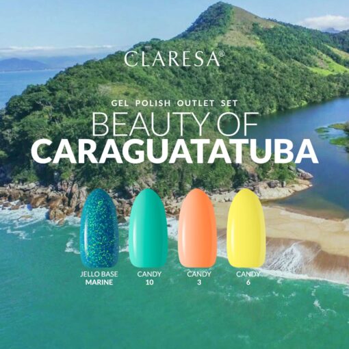 Claresa BEAUTY OF CARAGUATATUBA Gel Nail Polish Set