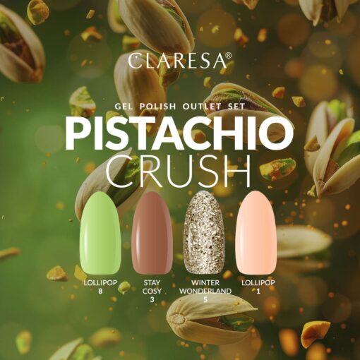 Claresa PISTACHIO CRUSH Gel Nail Polish Set