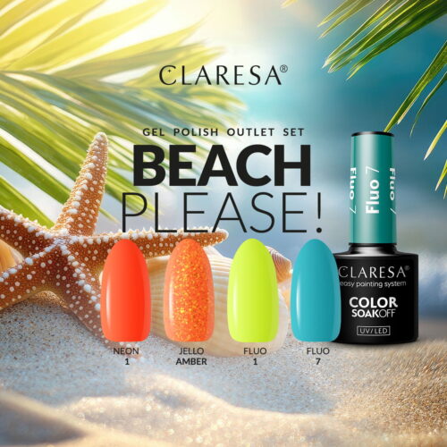 Claresa BEACH PLEASE! Gel Nail Polish Set