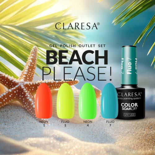 Claresa BEACH PLEASE! Gel Nail Polish Set