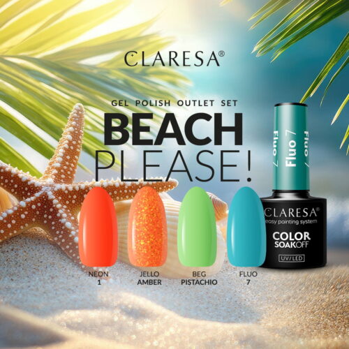 Claresa BEACH PLEASE! Gel Nail Polish Set