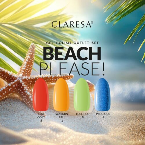 Claresa BEACH PLEASE! Gel Nail Polish Set