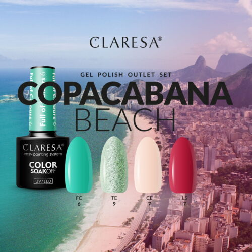 Claresa COPACABANA BEACH Gel Nail Polish Set