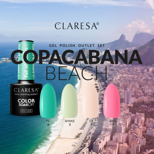Claresa COPACABANA BEACH Gel Nail Polish Set