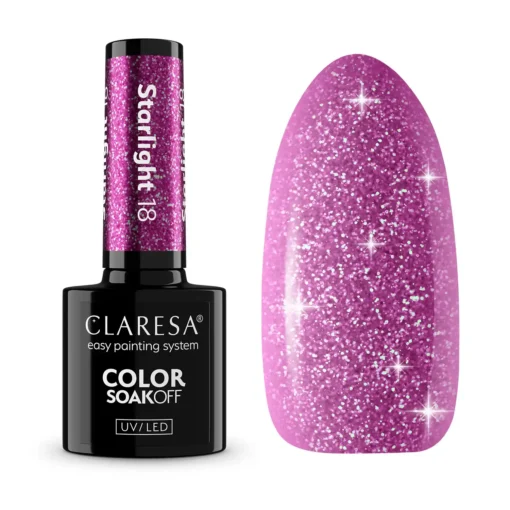 Claresa STARLIGHT 18 Gel Polish 5 g (Flash Effect)