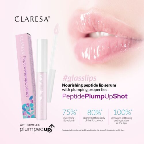Alternative view of Claresa PEPTIDE PLUMP UP SHOT Conditioning Lip Serum with Plumping Effect 5.7g