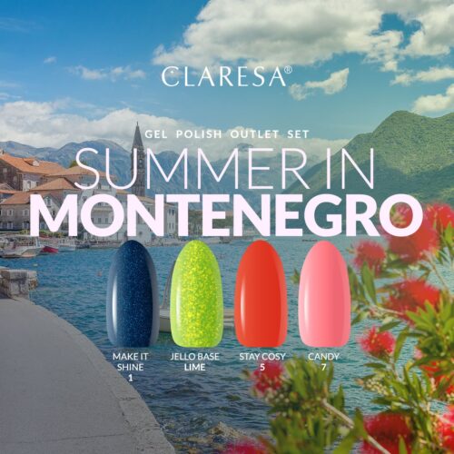 Claresa SUMMER IN MONTENEGRO Gel Nail Polish Set