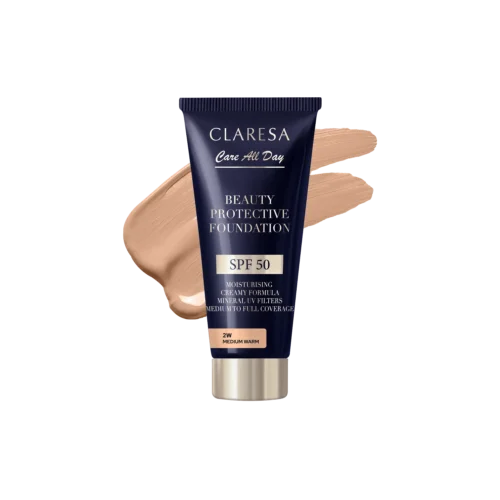 CLARESA Beauty Protective Foundation SPF50 Medium Warm 30 ml