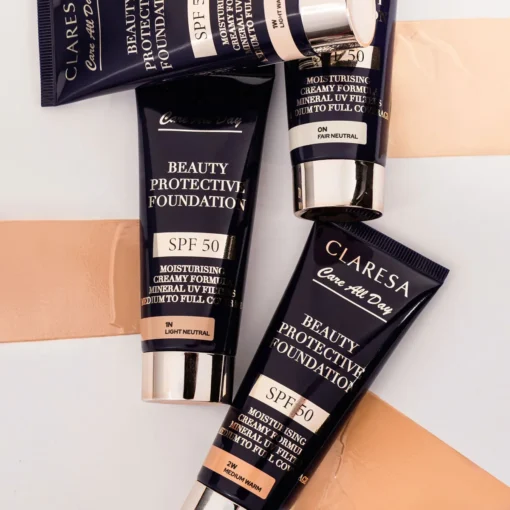 CLARESA Beauty Protective Foundation SPF50 Fair Neutral 30 ml - Image 4