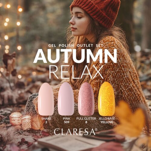 Claresa AUTUMN RELAX Gel Nail Polish Set