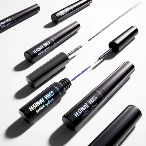 Claresa FESTIVAL VIBES Glitter Eyeliner 02 BLUEGLOW 4 g - Image 2