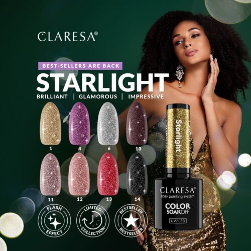 Claresa STARLIGHT Limited Collection 8 x 5 g