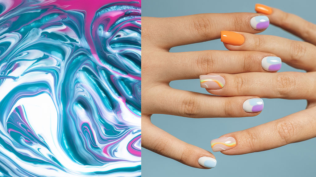 Claresa gel nail polish collections in a variety of trendy colours displayed together
