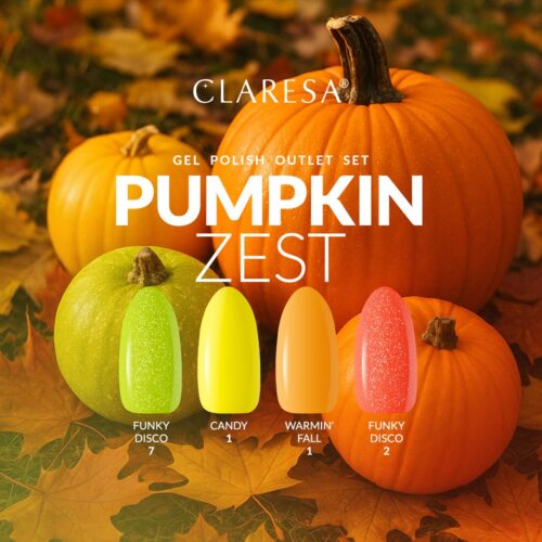 Claresa PUMPKIN ZEST Gel Nail Polish Set