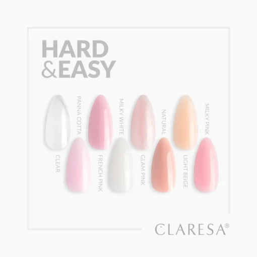 Claresa HARD&EASY Builder Gel CLEAR 45g - Image 5