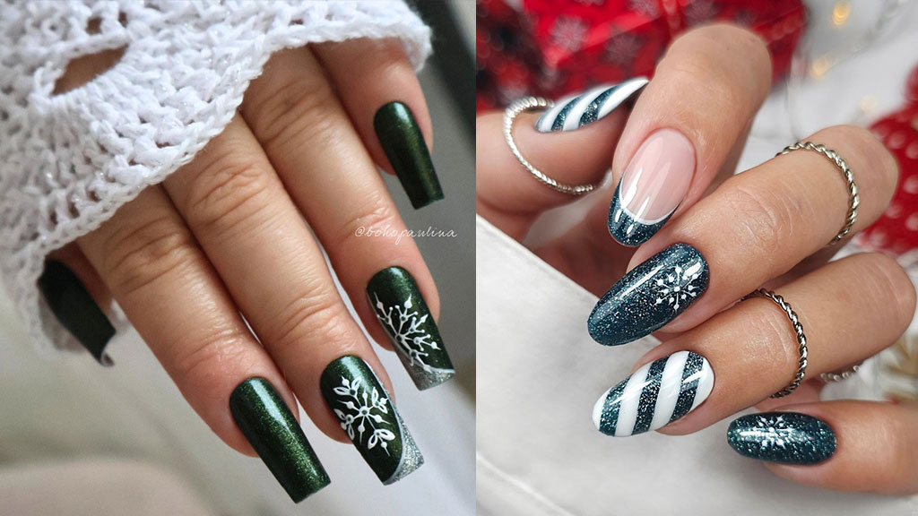 Claresa Sparkling Winter Manicure – Christmas Nail Ideas