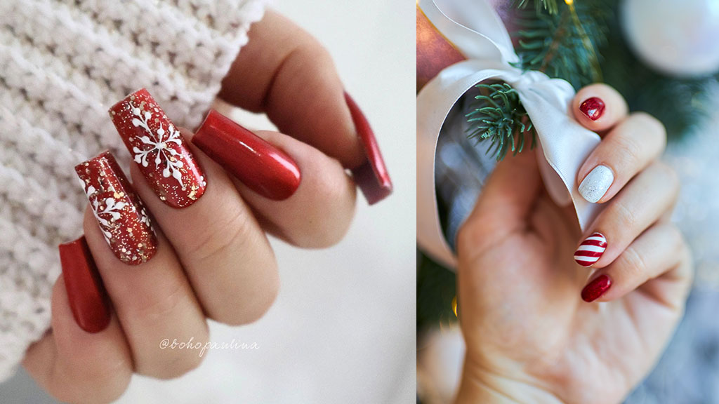 Snowflake Nail Art – Shimmering Christmas Style