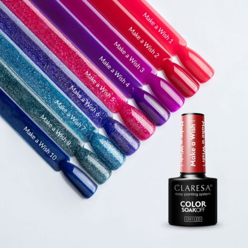 Claresa MAKE A WISH Gel Nail Polish Collection 8 x 5 g