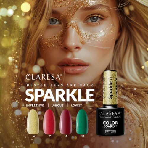 Claresa SPARKLE CHRISTMAS Limited Collection 4 x 5 g