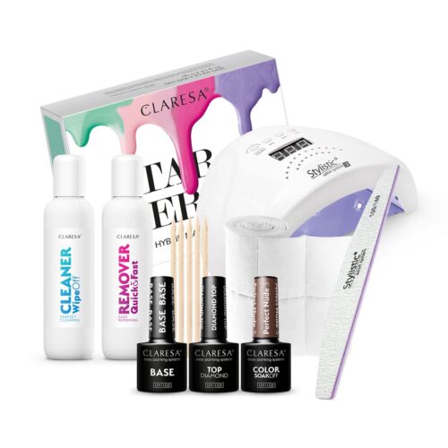 CLARESA Starter Set (Colour Perfect Nude 3) + STYLISTIC L2 UV/LED LAMP 48W