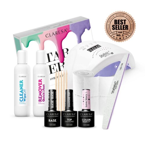 CLARESA Starter Set (Colour Love Story 3) + STYLISTIC L2 UV/LED LAMP 48W