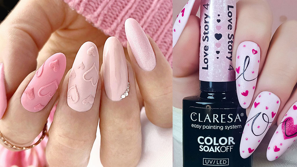 Valentine’s Day Manicure Ideas with Claresa Gel Nail Polishes