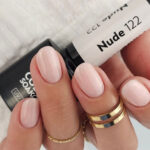 Classic wedding nails with gel nail polishes