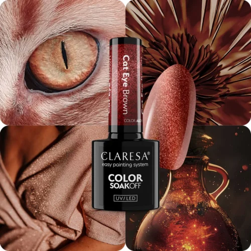Alternative view of Claresa Color Alchemy CAT EYE BROWN Gel Nail Polish 5 g