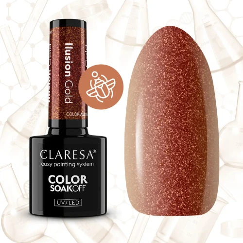 Claresa Color Alchemy ILUSION GOLD Gel Nail Polish 5 g
