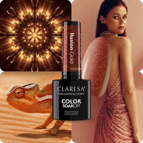 Alternative view of Claresa Color Alchemy ILUSION GOLD Gel Nail Polish 5 g