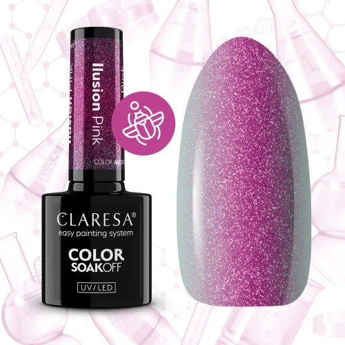 Claresa Color Alchemy ILUSION PINK Gel Nail Polish 5 g